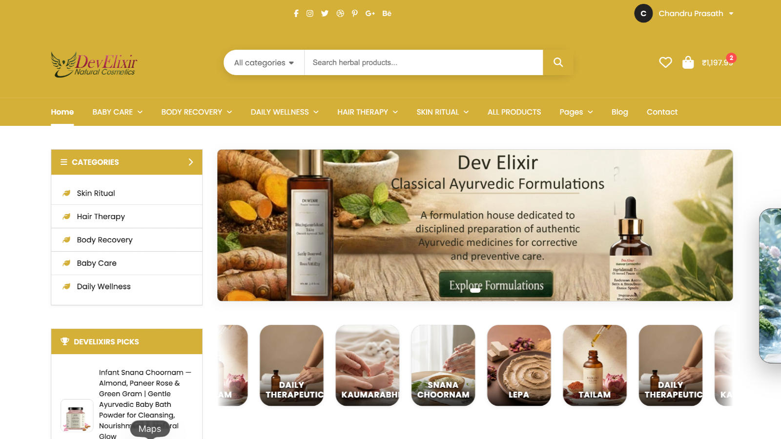 Ecommerce Website cover image